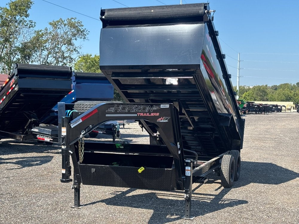 16' HZ7 GN Dump 48" Sides - 8K Axles - DT3 Professional - Stryker Dealership Group