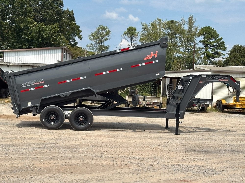 16' HZ7 GN Dump 48" Sides - 8K Axles - DT3 Professional - Stryker Dealership Group