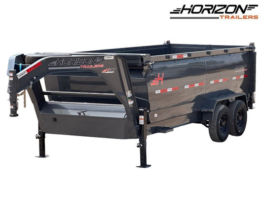 16' HZ7 GN Dump 48" Sides - 8K Axles - DT3 Professional - Stryker Dealership Group