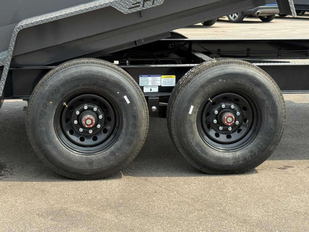 16' HZ7 GN Dump 48" Sides - 8K Axles - 12 Ton Telescopic Lift - 14 Ply Tires, 2 Speed Jack - Dump Trailers - Stryker Dealership Group