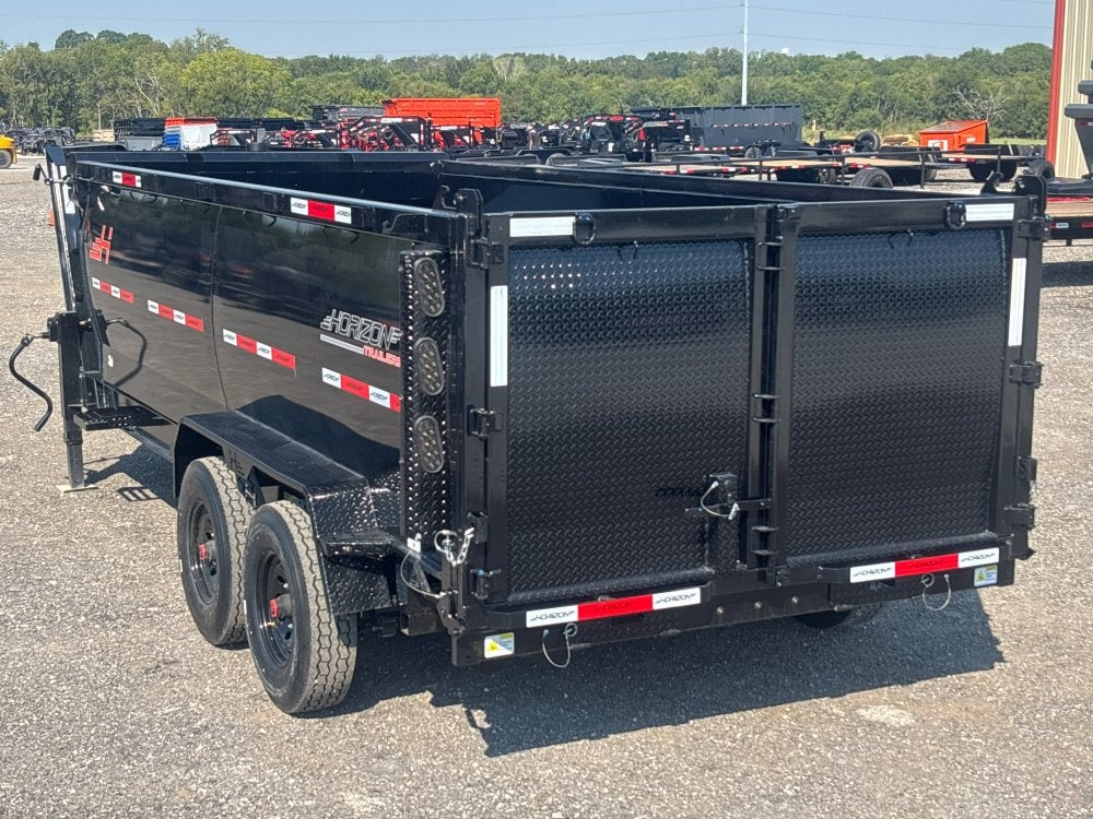 16' HZ7 GN Dump 48" Sides - 8K Axles - 12 Ton Telescopic Lift - 14 Ply Tires, 2 Speed Jackk - DT3 Professional - Stryker Dealership Group
