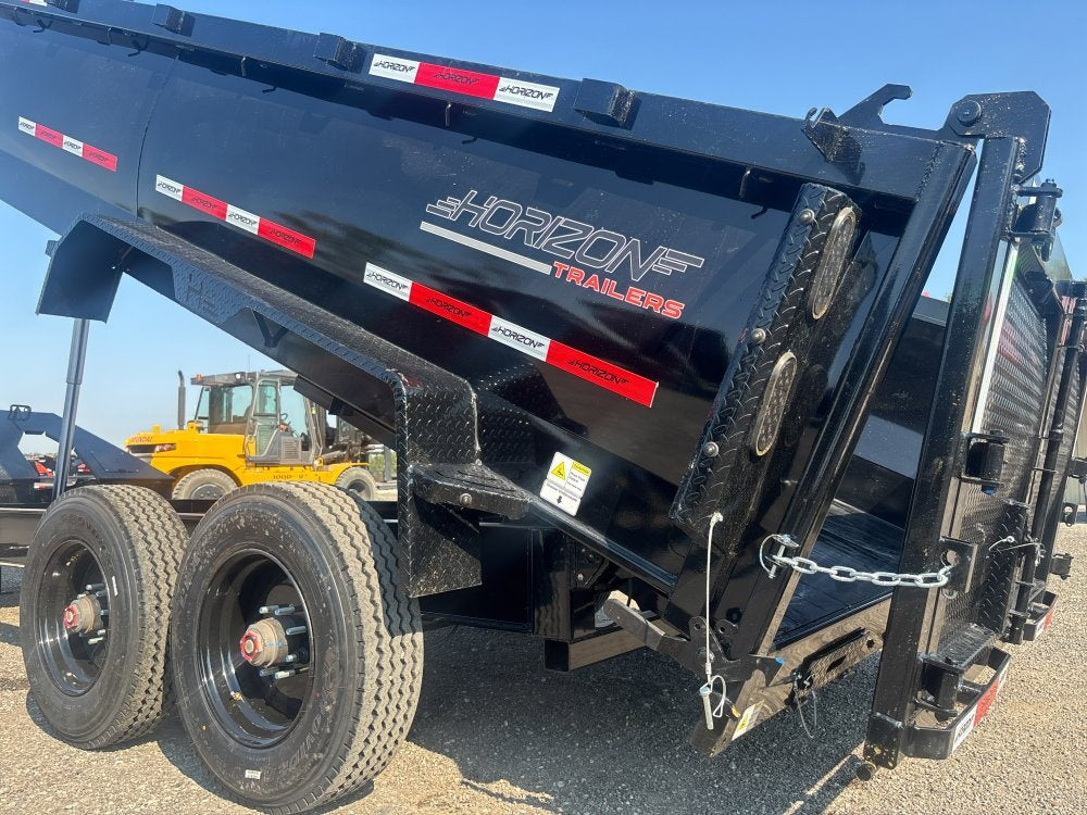 16' HZX BP Dump Trailer 10K Axles 3' High Sides - DT4 Heavy Duty - Stryker Dealership Group