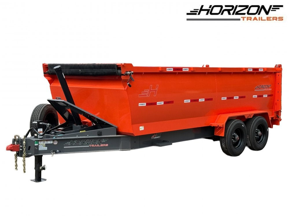 16' HZX BP Dump Trailer 10K Axles 4' High Sides - Bumper Pull Dump/Dump Trailers - Stryker Dealership Group