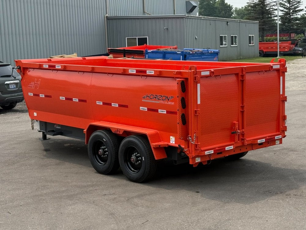16' HZX BP Dump Trailer 10K Axles 4' High Sides - Dump Trailers/Dump Trailers - Stryker Dealership Group