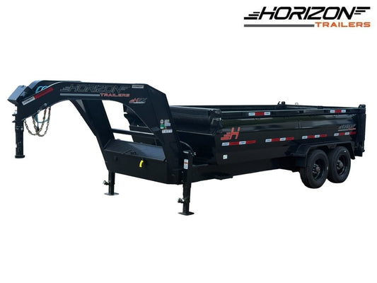 16' HZX GN Dump Trailer 10K Axles 3' High Sides - Dump Trailers/Dump Trailers - Stryker Dealership Group