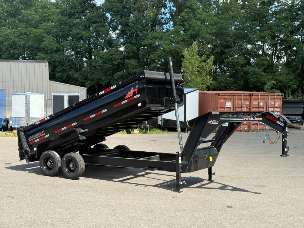 16' HZX GN Dump Trailer 10K Axles 3' High Sides - Dump Trailers/Dump Trailers - Stryker Dealership Group