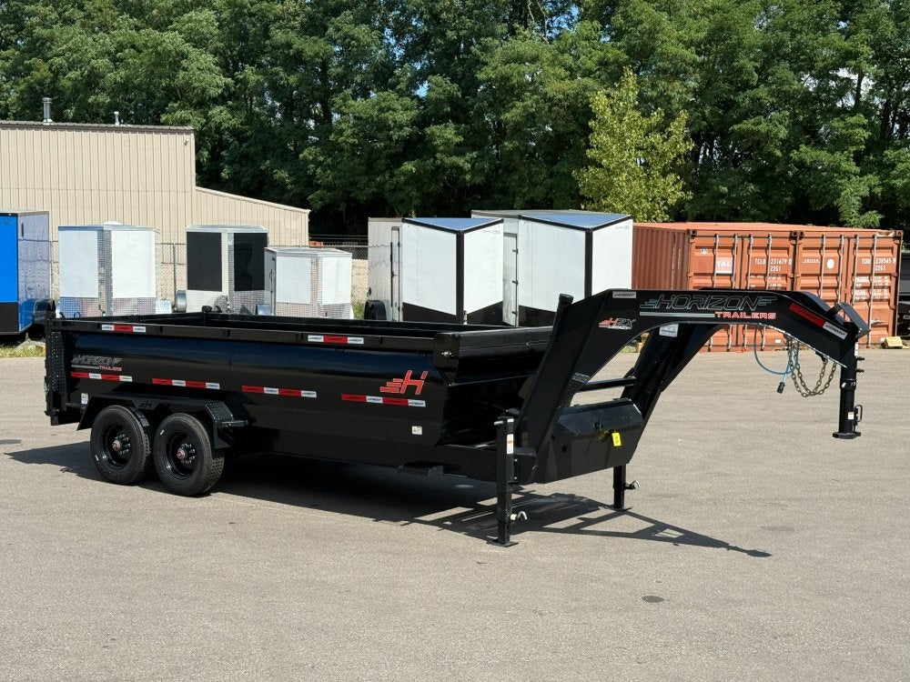 16' HZX GN Dump Trailer 10K Axles 3' High Sides - Dump Trailers/Dump Trailers - Stryker Dealership Group