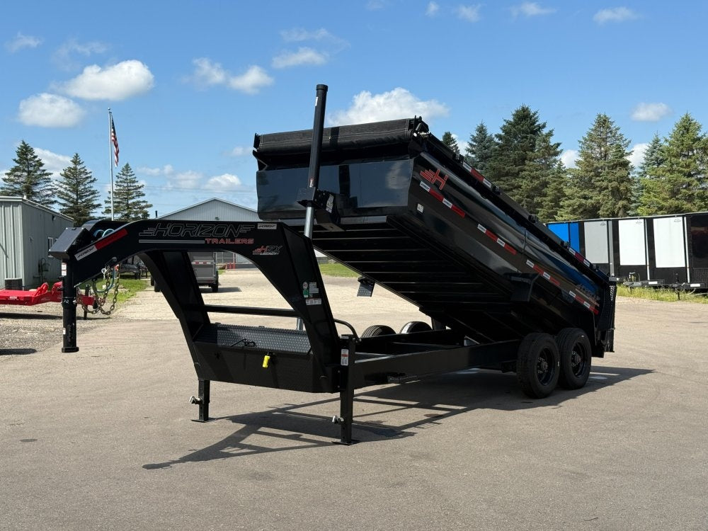 16' HZX GN Dump Trailer 10K Axles 3' High Sides - Dump Trailers/Dump Trailers - Stryker Dealership Group