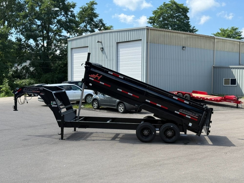16' HZX GN Dump Trailer 10K Axles 3' High Sides - Dump Trailers/Dump Trailers - Stryker Dealership Group