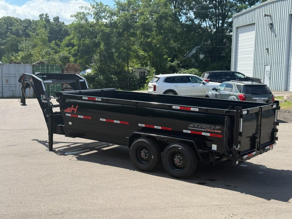 16' HZX GN Dump Trailer 10K Axles 3' High Sides - Dump Trailers/Dump Trailers - Stryker Dealership Group