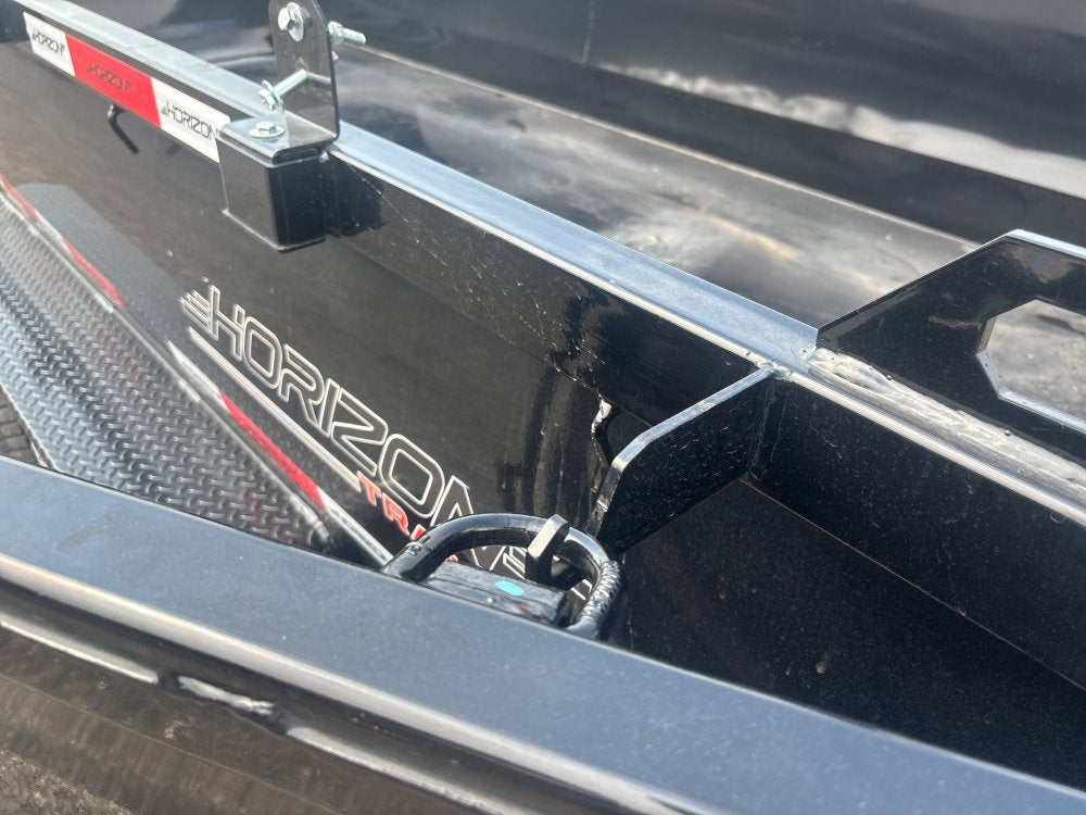 16' LZ7 Dump Trailer 30" Walls - Scissor Lift - 14K GWVR - 14ply Tires - 3 Way Door - Ramps - DT2 Contractor - Stryker Dealership Group