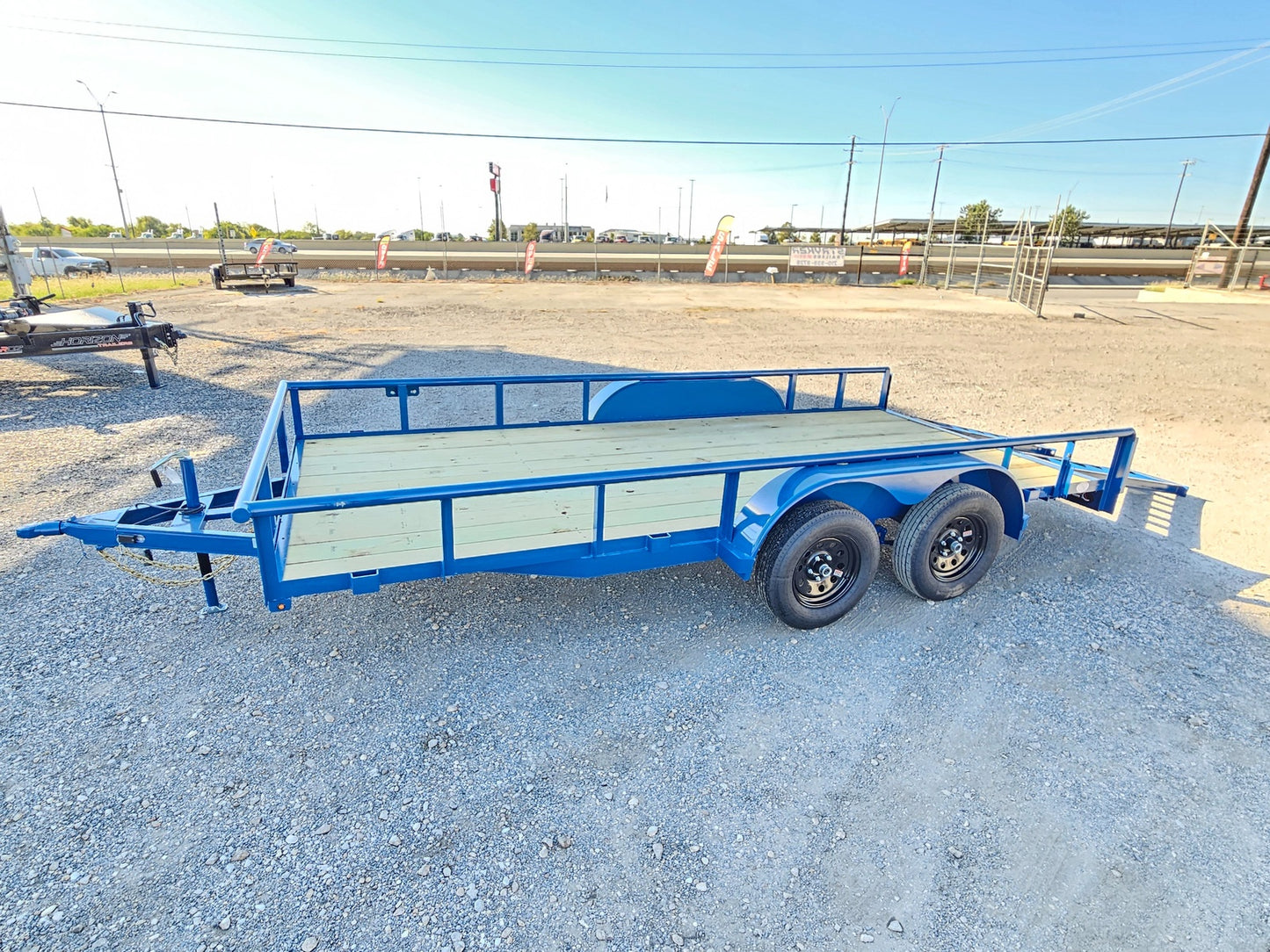 16' Pipe Low Profile Utility Trailer - Tie Down Fenders - SIR - Overwide INV-2959 - Utility & SXS - Stryker Dealership Group