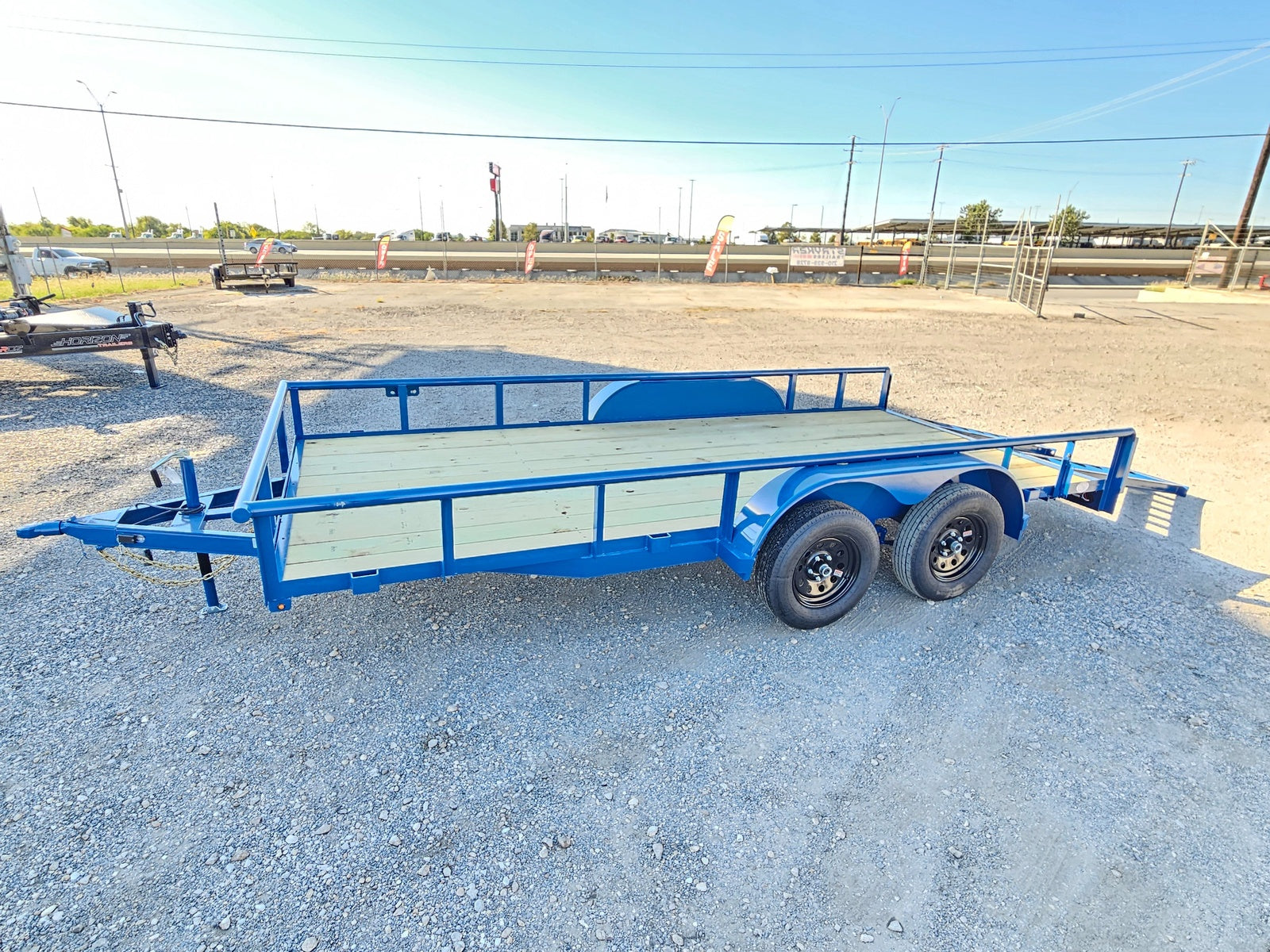 16' Pipe Low Profile Utility Trailer - Tie Down Fenders - SIR - Overwide INV-2959 - Utility & SXS - Stryker Dealership Group