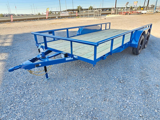 16' Pipe Low Profile Utility Trailer - Tie Down Fenders - SIR - Overwide INV-2959 - Utility & SXS - Stryker Dealership Group