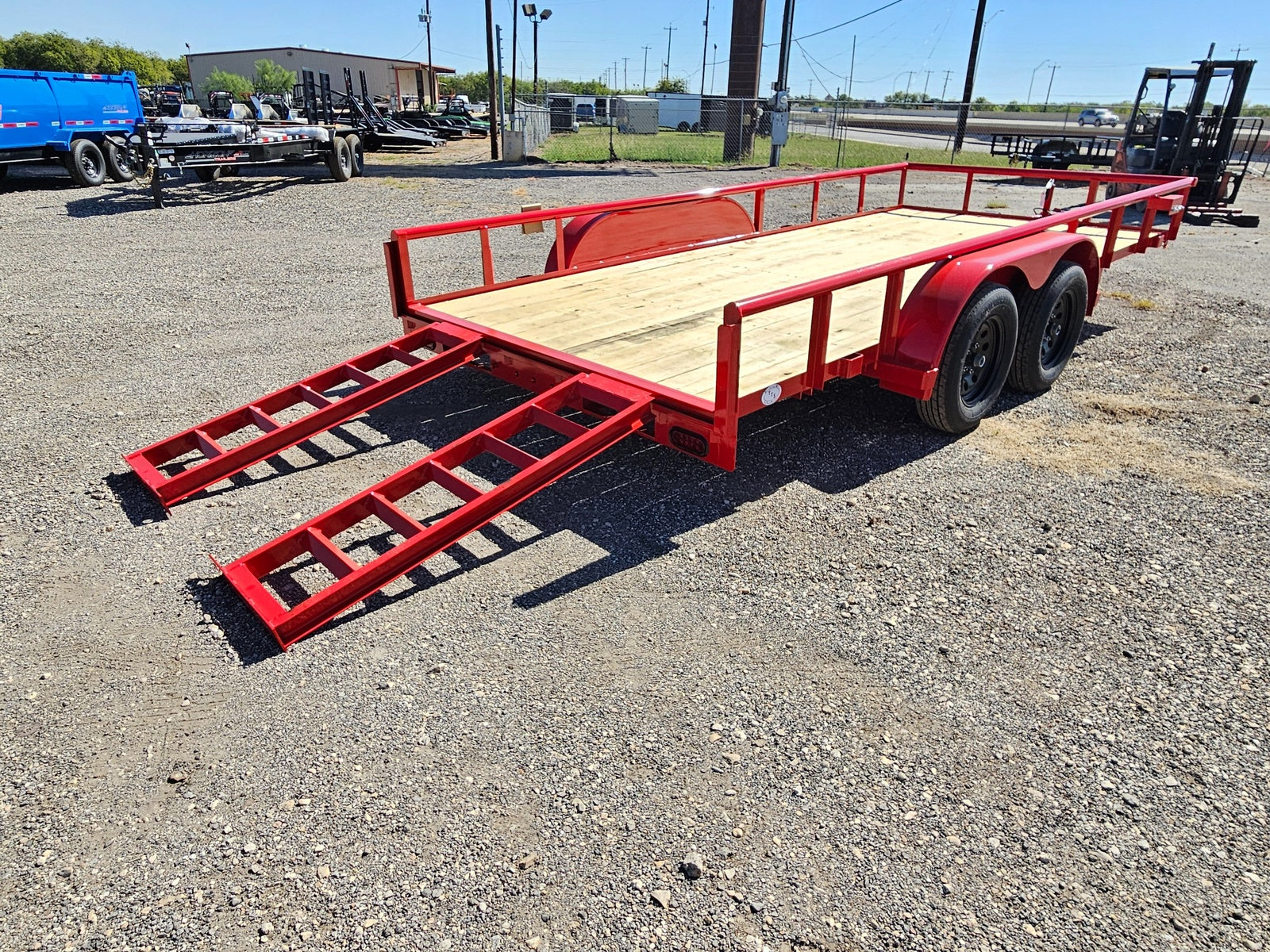 16' Pipe Low Profile Utility Trailer - Tie Down Fenders - SIR - Overwide INV-2960 - Utility & SXS - Stryker Dealership Group