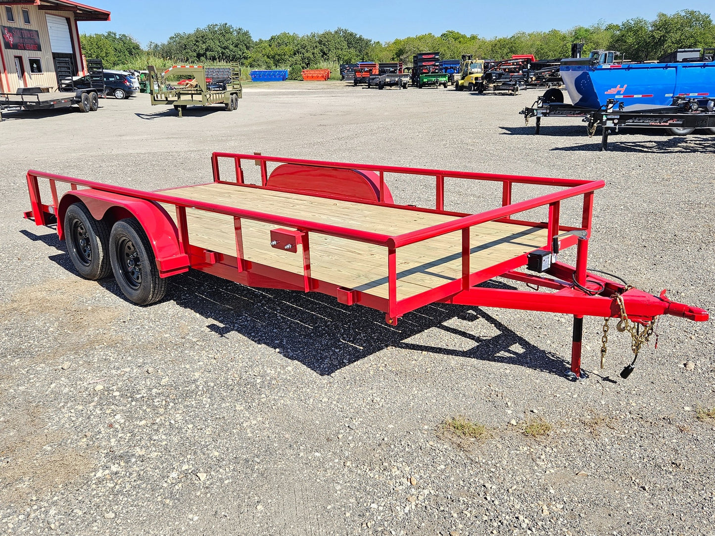 16' Pipe Low Profile Utility Trailer - Tie Down Fenders - SIR - Overwide INV-2960 - Utility & SXS - Stryker Dealership Group