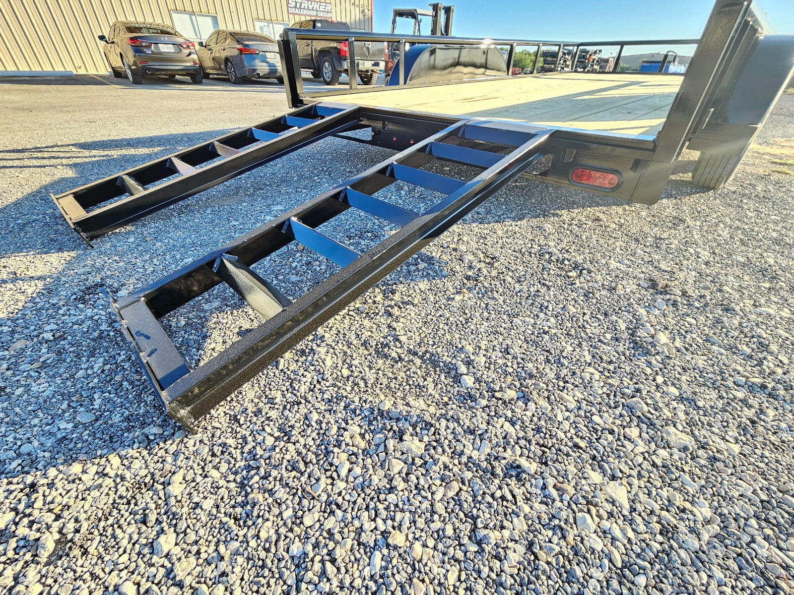 16' Pipe Low Profile Utility Trailer - Tie Down Fenders - SIR - Overwide INV-2962 - Utility & SXS - Stryker Dealership Group