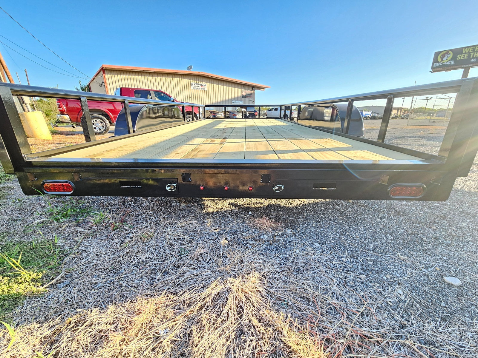 16' Pipe Low Profile Utility Trailer - Tie Down Fenders - SIR - Overwide INV-2962 - Utility & SXS - Stryker Dealership Group