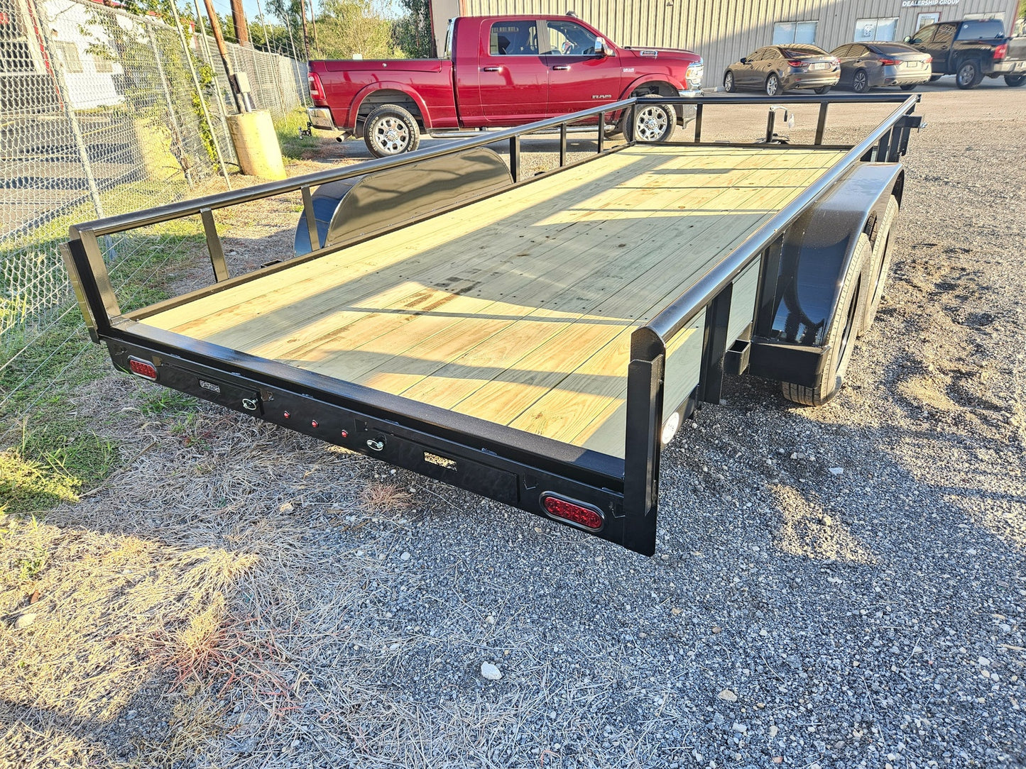 16' Pipe Low Profile Utility Trailer - Tie Down Fenders - SIR - Overwide INV-2962 - Utility & SXS - Stryker Dealership Group