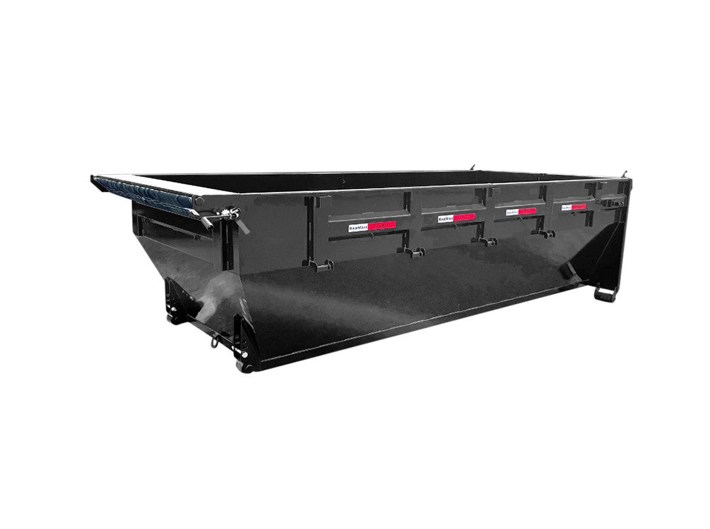 16' RawMaxx Roll Off Bin - Black 112470 - Roll Off Bins - Stryker Dealership Group
