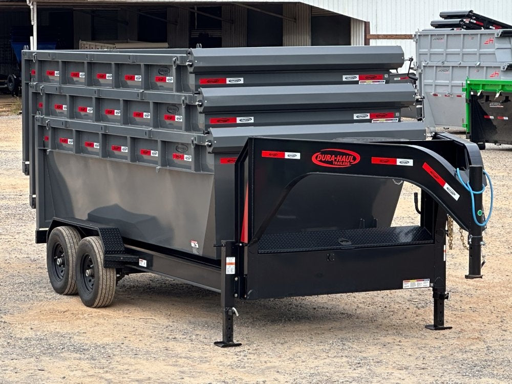 16' RKO GN Roll Off Base Trailer (2) 7K Axles, Winch - 16' Gooseneck/Roll Off Base Trailer - Stryker Dealership Group