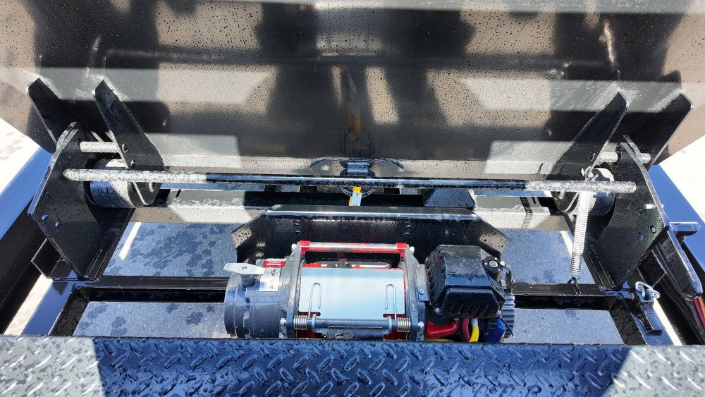 16' RKO GN Roll Off Base Trailer (2) 8K Axles, Winch - Roll Off Base Trailer/16' Gooseneck - Stryker Dealership Group