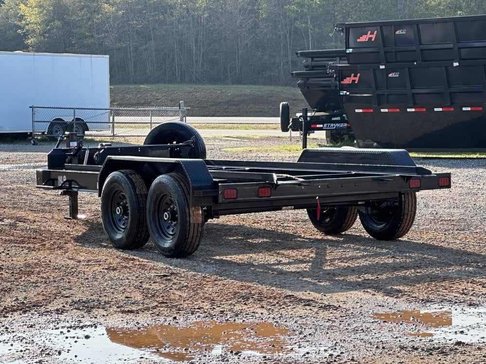 16' RRO Roll Off Base Trailer (2) 7K Axles, Winch - 16' Bumper Pull/Roll Off Base Trailer - Stryker Dealership Group
