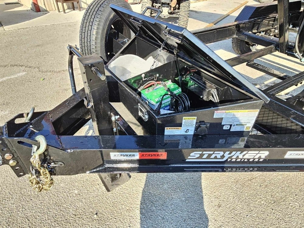 16' Stryker EDT Bumper Pull Dump Trailer 20" Side Walls - (2) 7k Axles - Dump Trailers/DT1 Light Duty - Stryker Dealership Group