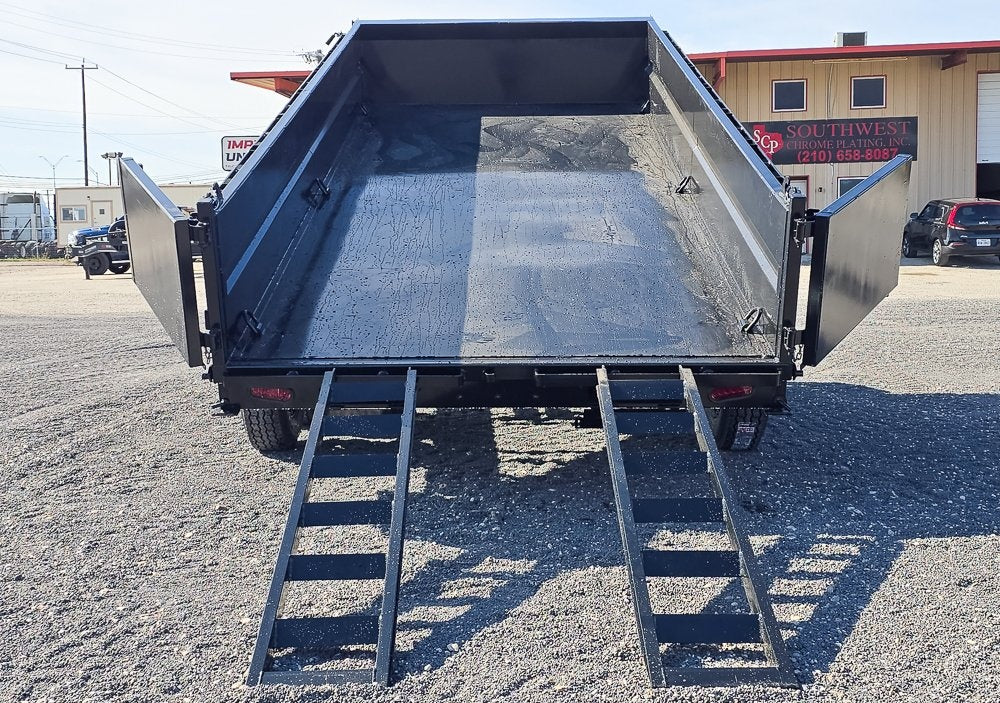 16' Stryker SDT Bumper Pull Dump Trailer 24" Side Walls - (2) 7k Axles - Dump Trailers/DT2 Contractor - Stryker Dealership Group