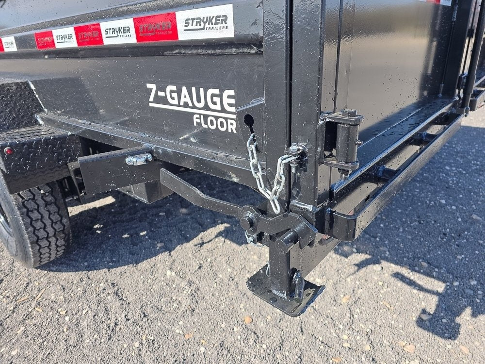 16' Stryker SDT Bumper Pull Dump Trailer 24" Side Walls - (2) 7k Axles - Dump Trailers/DT2 Contractor - Stryker Dealership Group