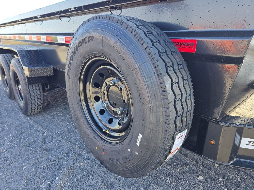 16' Stryker SDT Bumper Pull Dump Trailer 24" Side Walls - (2) 7k Axles - Dump Trailers/DT2 Contractor - Stryker Dealership Group