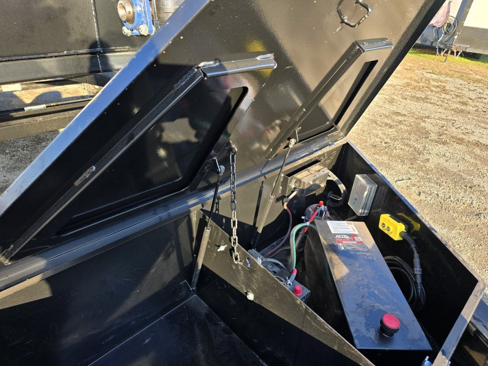 16' Stryker SDT Bumper Pull Dump Trailer 48" Side Walls - (2) 7k Axles - Dump Trailers/DT2 Contractor - Stryker Dealership Group