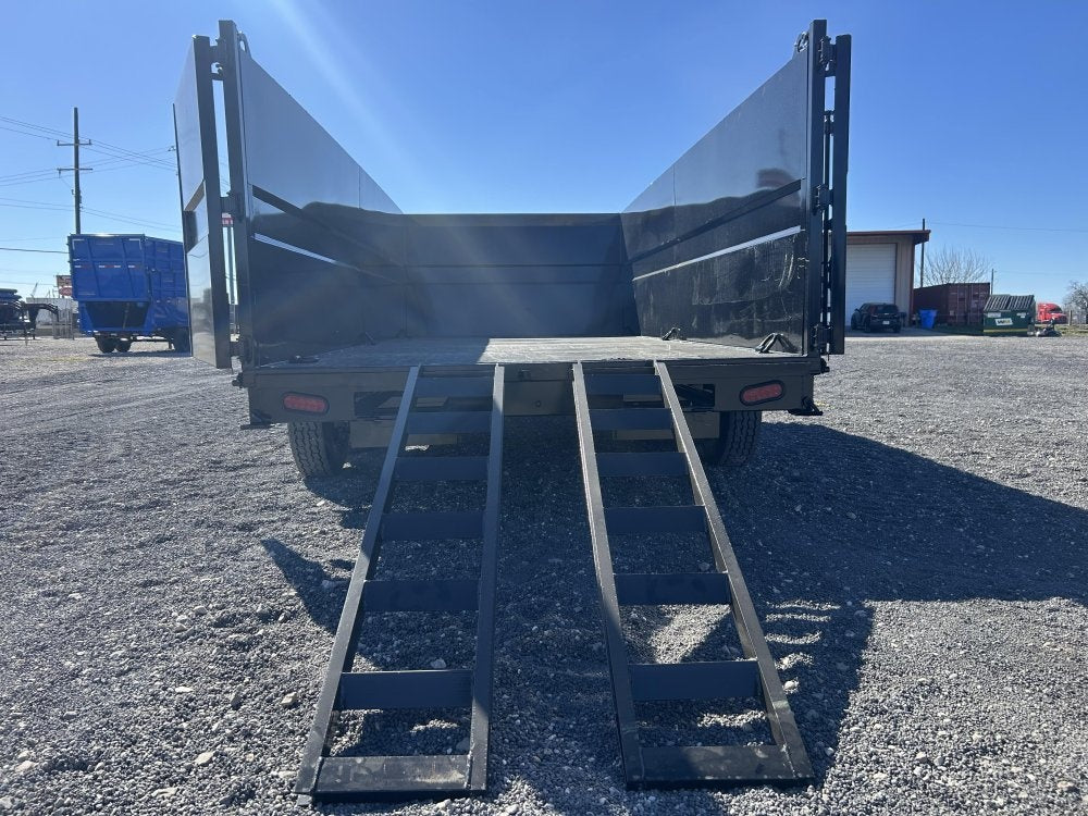 16' Stryker SDT Bumper Pull Dump Trailer 48" Side Walls - (2) 7k Axles - Bumper Pull Dump - Dump Trailers - Stryker Dealership Group