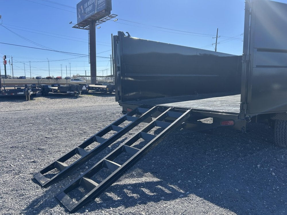 16' Stryker SDT Bumper Pull Dump Trailer 48" Side Walls - (2) 7k Axles - Bumper Pull Dump - Dump Trailers - Stryker Dealership Group