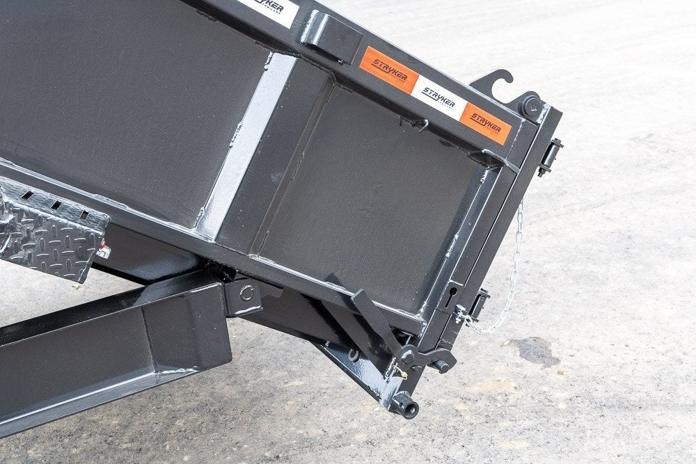 16' Stryker SDT Gooseneck Dump Trailer 24" Side Walls - (2) 7k Axles - Gooseneck Dump - Dump Trailers - Stryker Dealership Group