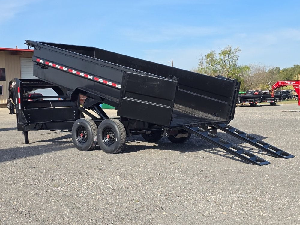 16' Stryker SDT Gooseneck Dump Trailer 36" Side Walls - (2) 8k Axles - Dump Trailers/DT2 Contractor - Stryker Dealership Group