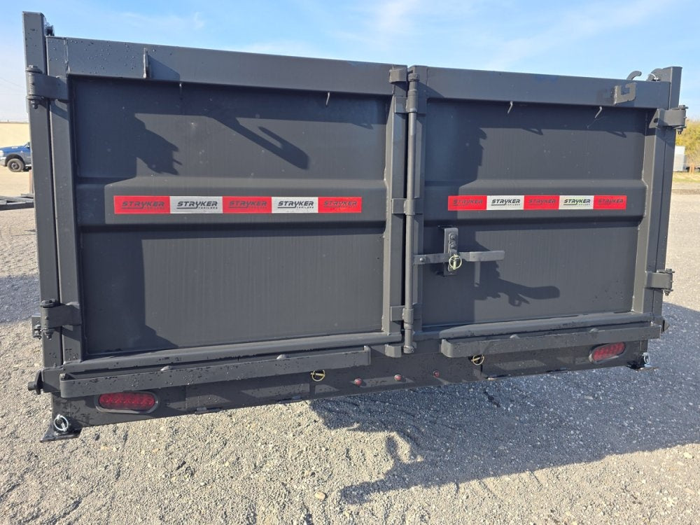 16' Stryker SDT Gooseneck Dump Trailer 36" Side Walls - (2) 8k Axles - Dump Trailers/DT2 Contractor - Stryker Dealership Group