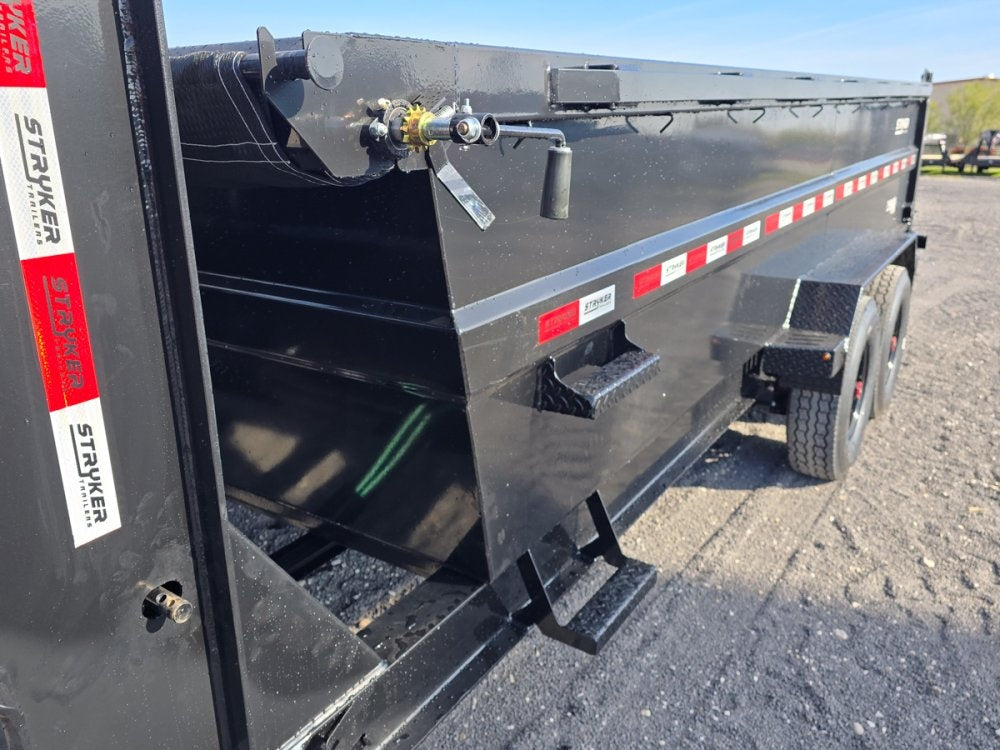 16' Stryker SDT Gooseneck Dump Trailer 36" Side Walls - (2) 8k Axles - Dump Trailers/DT2 Contractor - Stryker Dealership Group