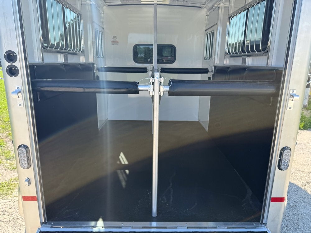16' Sundowner 2 Horse Charter SE - White - (2) 3500lb Axles - 2 Horse/Horse Trailers - Stryker Dealership Group