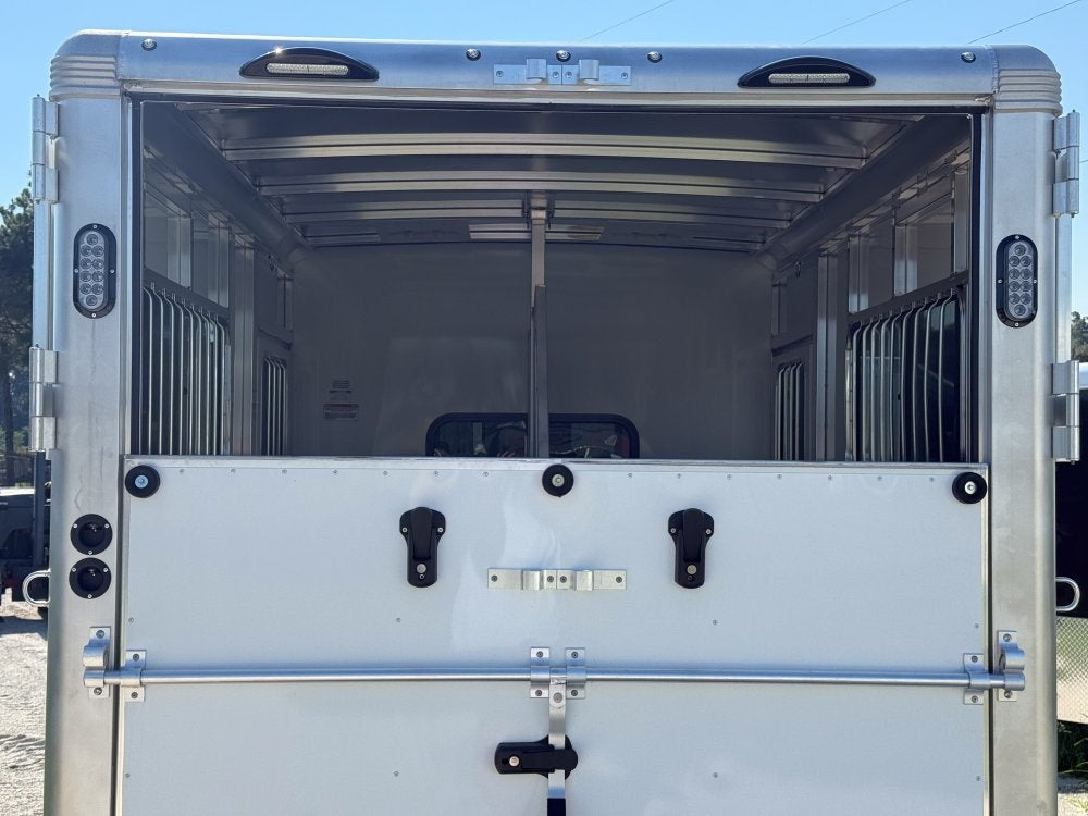16' Sundowner 2 Horse Charter SE - White - (2) 3500lb Axles - 2 Horse/Horse Trailers - Stryker Dealership Group