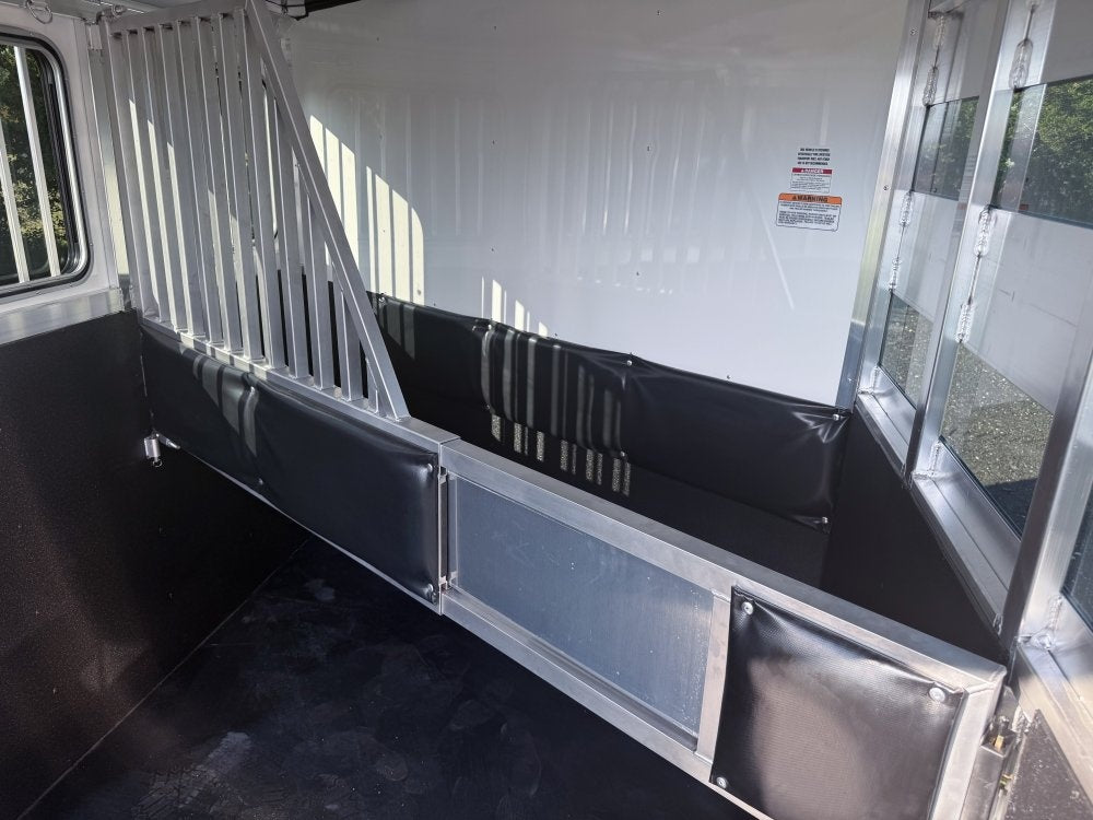 16' Sundowner 2 Horse Supertack - White - Porch Lights - 2 Horse/Horse Trailers - Stryker Dealership Group