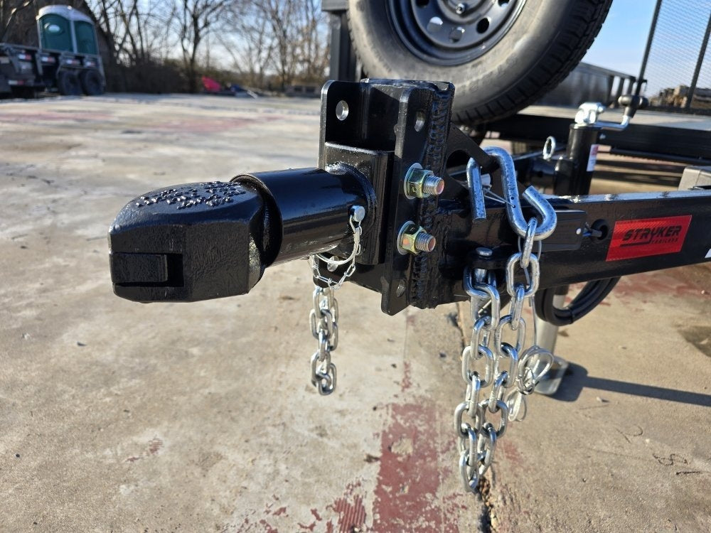 16' Utility Trailer (2) 3.5K Axles, 83" Wide, Side Ramps and 4' Gate - Utility & SXS - Stryker Dealership Group