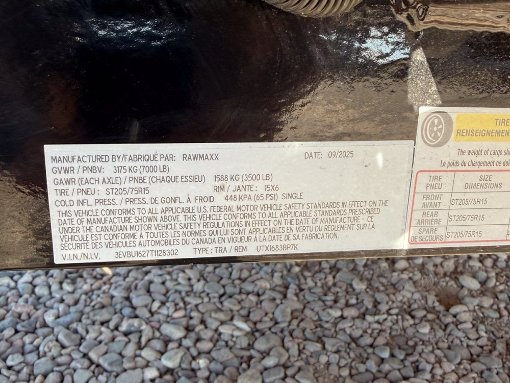 16' UTX Bumper Pull Utility (2) 3.5k Axles, 4' Mesh Flip Ramp - Utility & SXS - Stryker Dealership Group