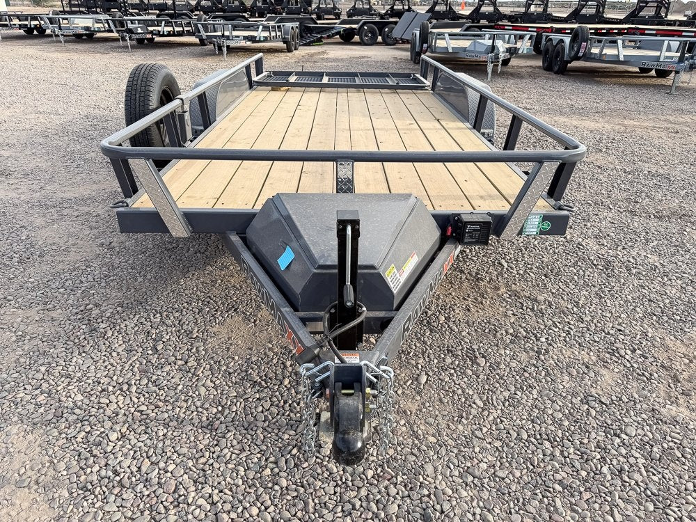 16' UTX Bumper Pull Utility (2) 3.5k Axles, 4' Mesh Flip Ramp - Utility & SXS - Stryker Dealership Group