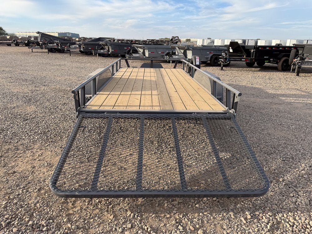 16' UTX Bumper Pull Utility (2) 3.5k Axles, 4' Mesh Flip Ramp - Utility & SXS - Stryker Dealership Group