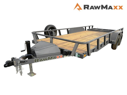 16' UTX Bumper Pull Utility (2) 3.5k Axles, 4' Mesh Flip Ramp - Utility & SXS - Stryker Dealership Group