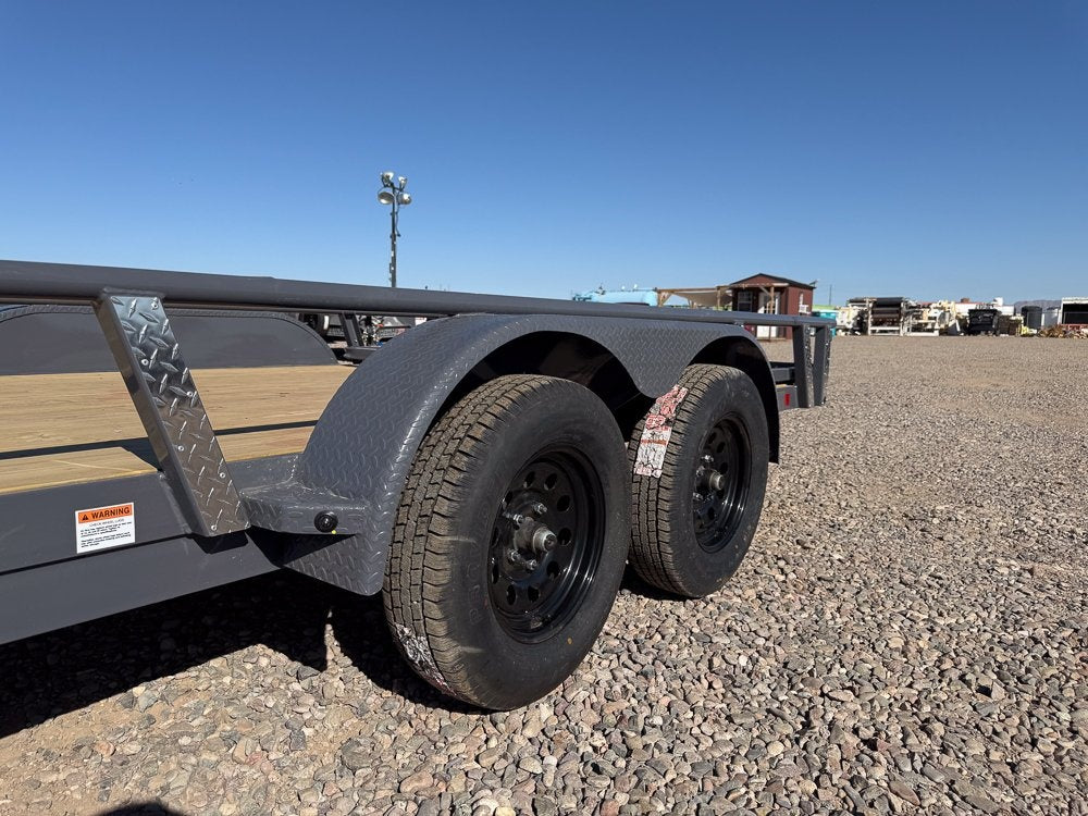 16' UTX Bumper Pull Utility (2) 3.5k Axles, 4' Mesh Flip Ramp - Utility & SXS - Stryker Dealership Group