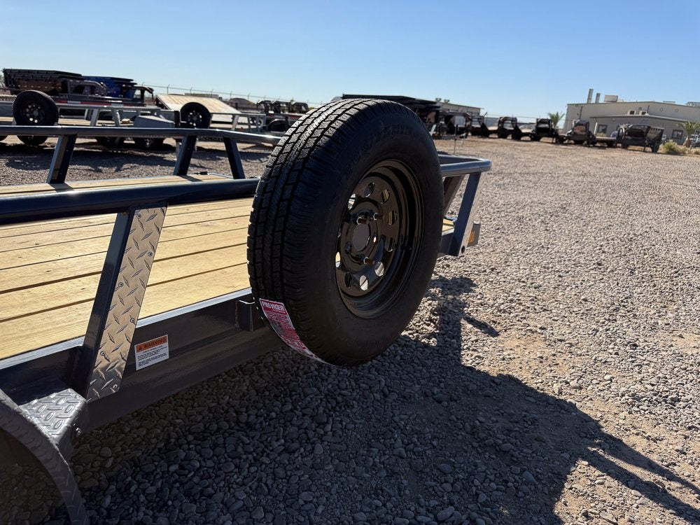 16' UTX Bumper Pull Utility (2) 3.5k Axles, 4' Mesh Flip Ramp - Utility & SXS - Stryker Dealership Group