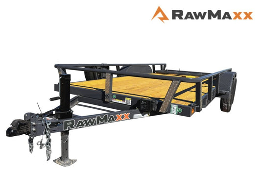 16' UTX Bumper Pull Utility (2) 3.5k Axles, 4' Mesh Flip Ramp - Utility & SXS - Stryker Dealership Group