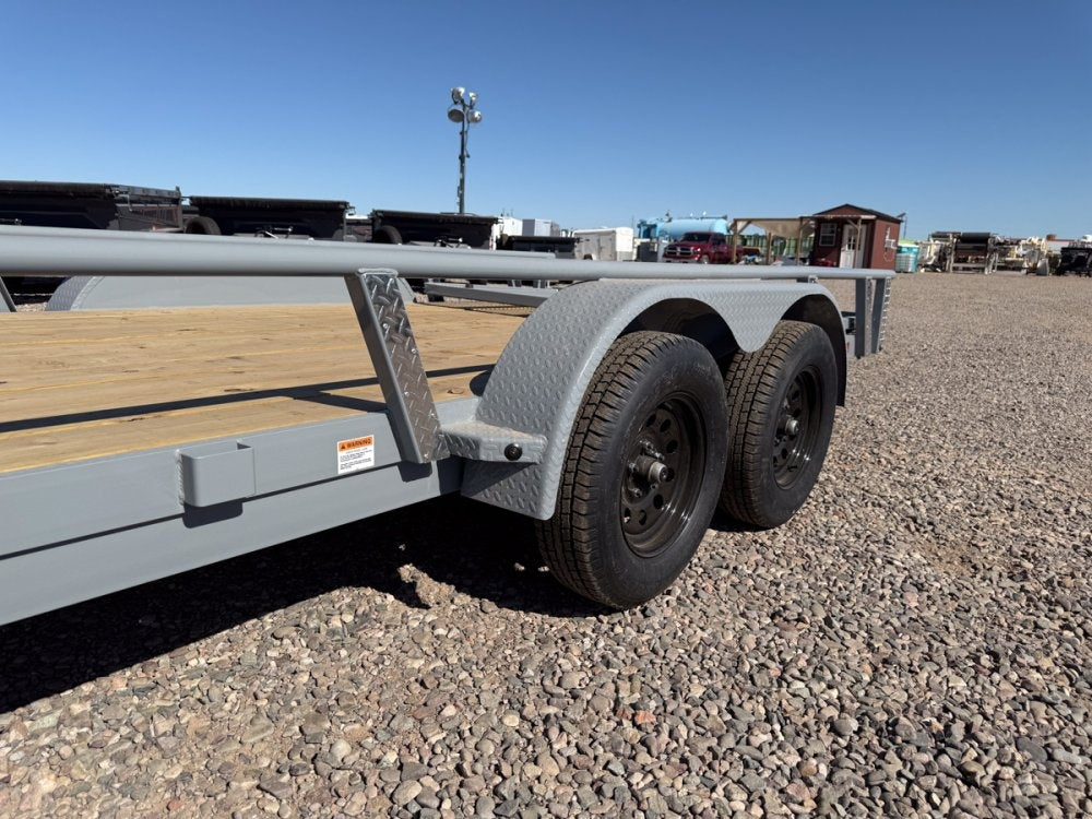 16' UTX Bumper Pull Utility (2) 3.5k Axles, 4' Mesh Flip Ramp - Utility & SXS - Stryker Dealership Group